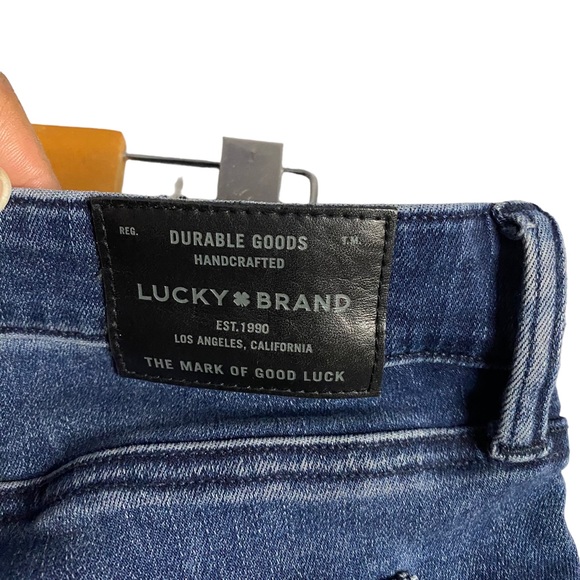 Lucky Brand Women's Ava Super Skinny Distressed Hem Jeans - Picture 9 of 12